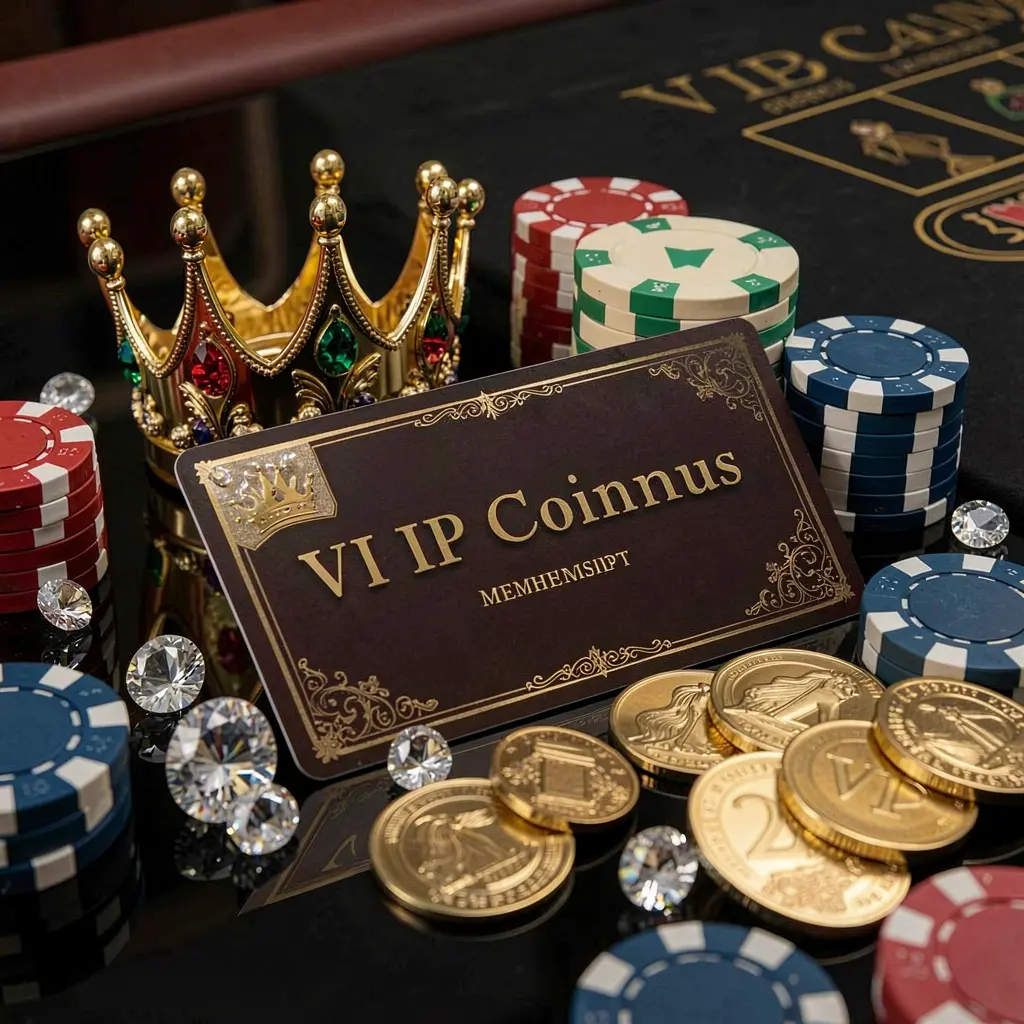A800 VIP casino bonus concept featuring a golden crown, luxury membership card, poker chips, diamonds, and coins displayed on a glossy black table in an elegant premium style